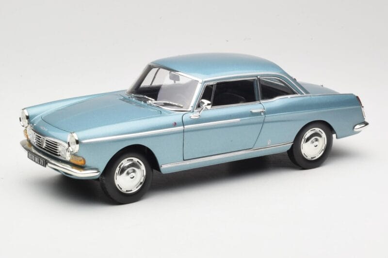 Peugeot 404 Coupe Bleu Norev 1:18 184745 Métal Moulé
