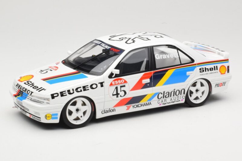 Peugeot 405 Mi16 #45 Team Peugeot Talbot Sport R. Gravett BTCC 1992 Otto 1:18 OT1141 Résine