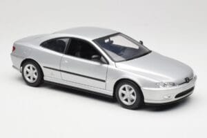 Peugeot 406 Coupé Argent Gate 1:18 01024 Métal Moulé — image 6 sur 8