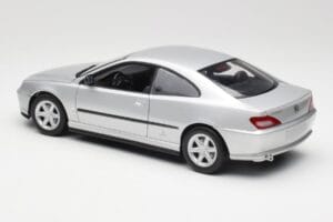 Peugeot 406 Coupé Argent Gate 1:18 01024 Métal Moulé — image 7 sur 8