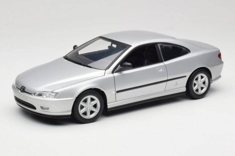 Peugeot 406 Coupé Argent Gate 1:18 01024 Métal Moulé