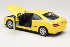 Peugeot 406 Coupé Jaune Gate 1:18 01022 Métal Moulé — image 5 sur 8