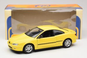 Peugeot 406 Coupé Jaune Gate 1:18 01022 Métal Moulé — image 8 sur 8
