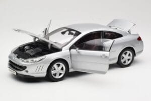 Peugeot 407 Coupe Argent Norev 1:18 184747 Métal Moulé — image 2 sur 8