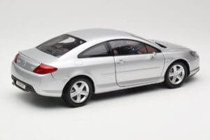 Peugeot 407 Coupe Argent Norev 1:18 184747 Métal Moulé — image 3 sur 8