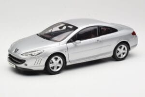 Peugeot 407 Coupe Argent Norev 1:18 184747 Métal Moulé
