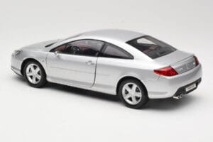 Peugeot 407 Coupe Argent Norev 1:18 184747 Métal Moulé — image 7 sur 8