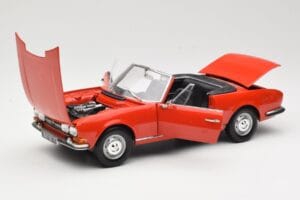 Peugeot 504 Cabriolet Rouge Norev 1:18 184754 Métal Moulé — image 2 sur 8