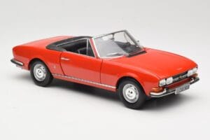 Peugeot 504 Cabriolet Rouge Norev 1:18 184754 Métal Moulé — image 6 sur 8