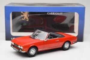 Peugeot 504 Cabriolet Rouge Norev 1:18 184754 Métal Moulé — image 8 sur 8