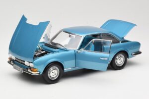 Peugeot 504 Coupe Bleu Norev 1:18 184755 Métal Moulé — image 2 sur 8