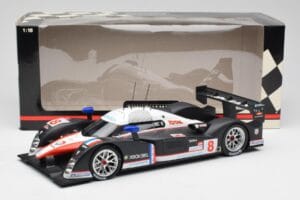 Peugeot 908 HDi LMP1 #8 S. Sarrazin / P. Lamy / S. Bourdais 24 Hours of Le Mans 2nd 2007 Minichamps 1:18 150071208 Métal Moul — image 6 sur 6