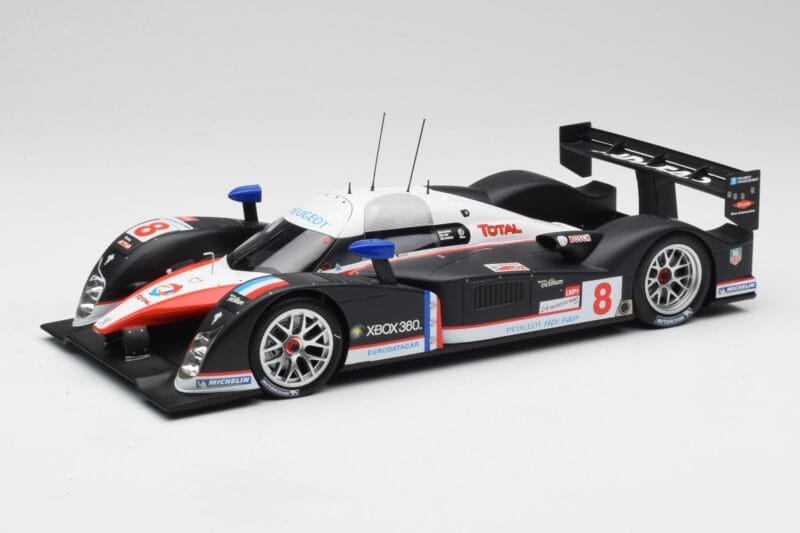Peugeot 908 HDi LMP1 #8 S. Sarrazin / P. Lamy / S. Bourdais 24 Hours of Le Mans 2nd 2007 Minichamps 1:18 150071208 Métal Moul
