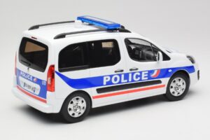 Peugeot Partner Police Bleu Norev 1:18 184891 Métal Moulé — image 2 sur 6