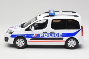Peugeot Partner Police Bleu Norev 1:18 184891 Métal Moulé — image 3 sur 6