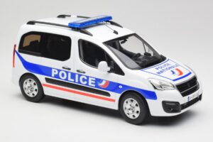 Peugeot Partner Police Bleu Norev 1:18 184891 Métal Moulé — image 4 sur 6