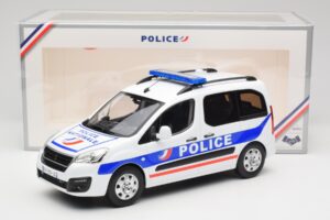 Peugeot Partner Police Bleu Norev 1:18 184891 Métal Moulé — image 6 sur 6