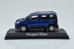 Peugeot Rifter Bleu Norev 1:43 479061 Métal Moulé