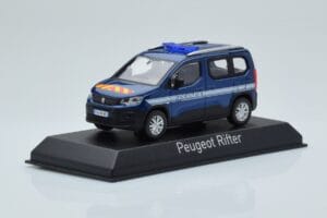 Peugeot Rifter Gendarmerie Otremer Bleu Norev 1:43 479064 Métal Moulé — image 2 sur 4