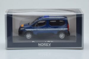 Peugeot Rifter Gendarmerie Otremer Bleu Norev 1:43 479064 Métal Moulé — image 4 sur 4