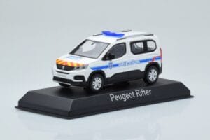 Peugeot Rifter Police Municipale Blanc Norev 1:43 479067 Métal Moulé — image 2 sur 4