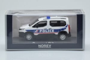 Peugeot Rifter Police Nationale Blanc Norev 1:43 479065 Métal Moulé — image 4 sur 4