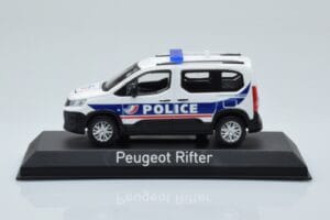 Peugeot Rifter Police Nationale Blanc Norev 1:43 479065 Métal Moulé