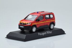 Peugeot Rifter Pompiers Rouge Norev 1:43 479069 Métal Moulé — image 2 sur 4
