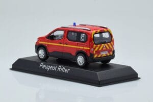Peugeot Rifter Pompiers Rouge Norev 1:43 479069 Métal Moulé — image 3 sur 4