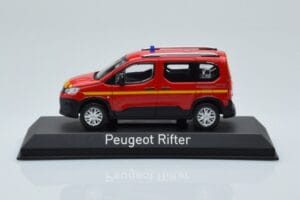 Peugeot Rifter Pompiers Rouge Norev 1:43 479069 Métal Moulé