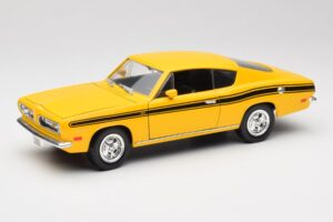 Plymouth Barracuda Jaune Road Legends 1:18 92178 Métal Moulé
