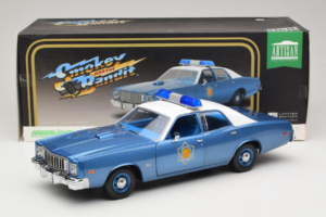 Plymouth Fury Police Pursuit Smokey and the Bandit GreenLight 1:18 19044 Métal Moulé — image 8 sur 8