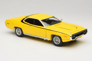 Plymouth Satellite Daisy Dukes of Hazzard Auto World 1:18 AWSS105/06 Métal Moulé — image 6 sur 8