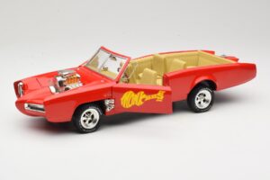 Pontiac GTO Monkeemobile Rouge ERTL 1:18 33150 Métal Moulé — image 2 sur 8