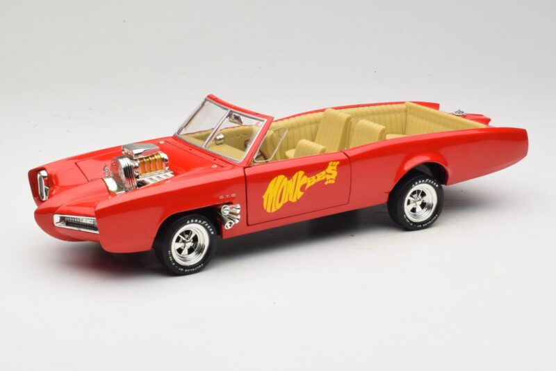 Pontiac GTO Monkeemobile Rouge ERTL 1:18 33150 Métal Moulé