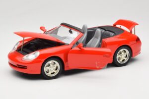 Porsche 911 996 Cabriolet Rouge Mira 1:18 6930 Métal Moulé — image 2 sur 8