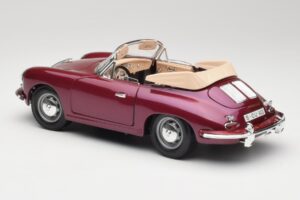 Porsche 356B Cabriolet Aubergine Bburago 1:18 3021-M4 Métal Moulé — image 7 sur 8