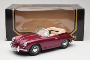 Porsche 356B Cabriolet Aubergine Bburago 1:18 3021-M4 Métal Moulé — image 8 sur 8