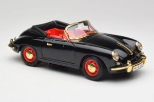 Porsche 356B Cabriolet Noir Bburago 1:18 3031D Métal Moulé — image 6 sur 8