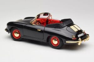 Porsche 356B Cabriolet Noir Bburago 1:18 3031D Métal Moulé — image 7 sur 8