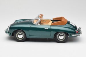 Porsche 356B Cabriolet Vert Bburago 1:18 3051-M1 Métal Moulé — image 4 sur 8