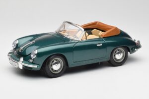 Porsche 356B Cabriolet Vert Bburago 1:18 3051-M1 Métal Moulé