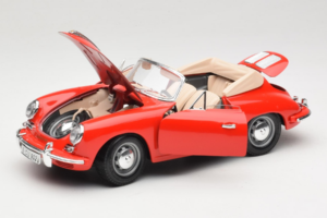 Porsche 356B Cabriolet Rouge Tchibo 1:18 45703 Métal Moulé — image 2 sur 8