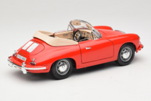 Porsche 356B Cabriolet Rouge Tchibo 1:18 45703 Métal Moulé — image 3 sur 8