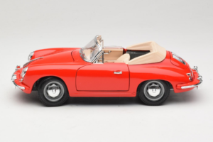 Porsche 356B Cabriolet Rouge Tchibo 1:18 45703 Métal Moulé — image 4 sur 8