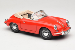 Porsche 356B Cabriolet Rouge Tchibo 1:18 45703 Métal Moulé — image 6 sur 8