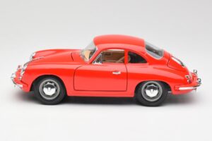Porsche 356B Rouge Bburago 1:18 3021 Métal Moulé — image 4 sur 8