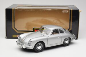 Porsche 356B Argent Bburago 1:18 3021-M1 Métal Moulé — image 8 sur 8