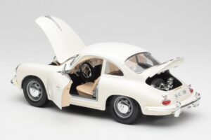 Porsche 356B Blanc Bburago 1:18 3021-M3 Métal Moulé — image 5 sur 8
