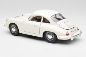 Porsche 356B Blanc Bburago 1:18 3021-M3 Métal Moulé — image 7 sur 8